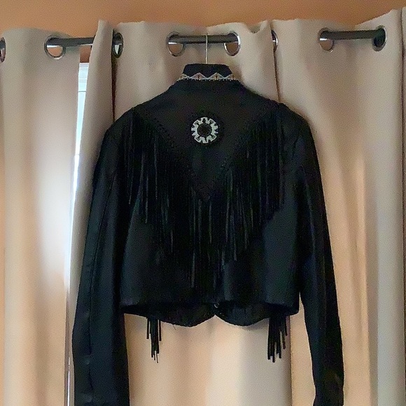 Western style motorcycle jacket - Picture 2 of 8